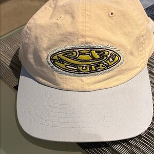 Rip curl Beige and Light Blue Cap with Embroidered Logo